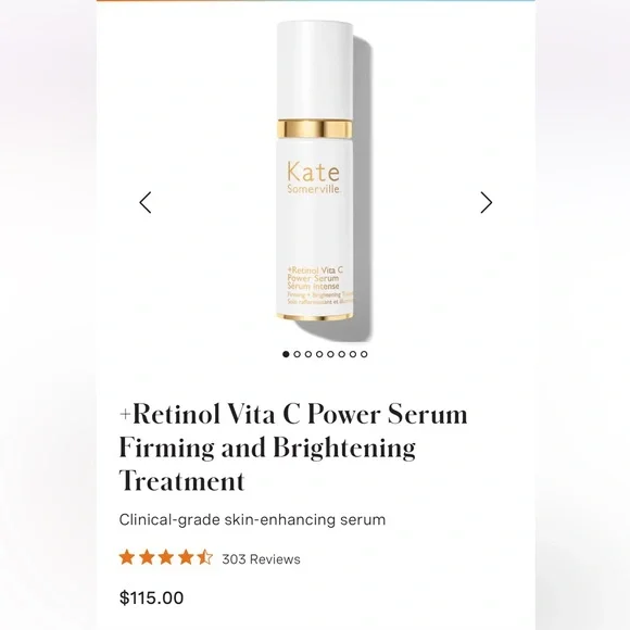 KATE SOMERVILLE +Retinol Vitamin C Moisturizer & Vita C Power Serum Treatment - Picture 10 of 13